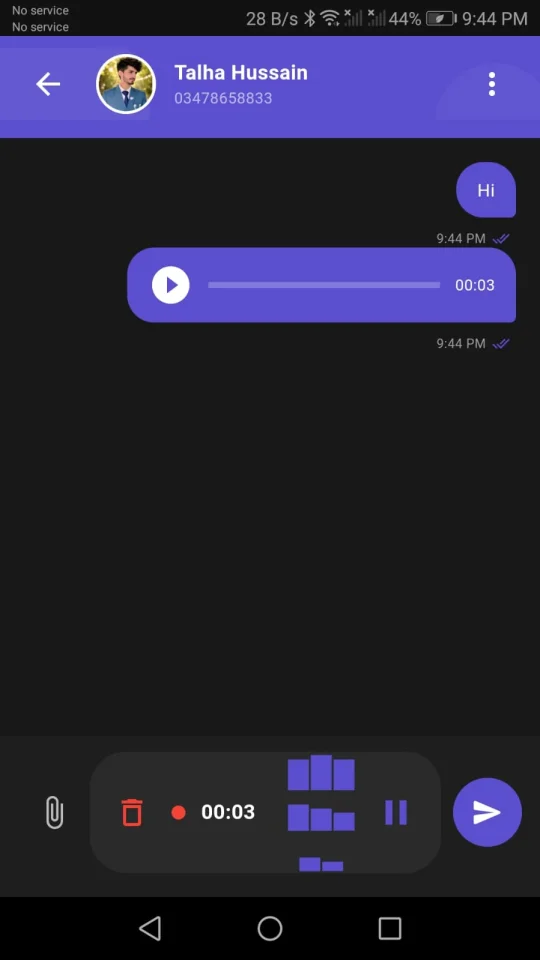 Linko Modern Contact & Communication Flutter App — screenshot 3