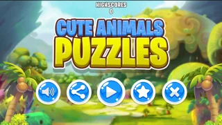 Cute Animal Puzzle Kids