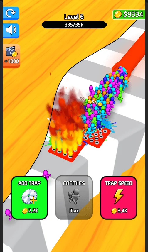 Trap Enemies 3D Trending Game Code Unity — screenshot 4