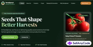 TerraSprout Seed Company Website Template