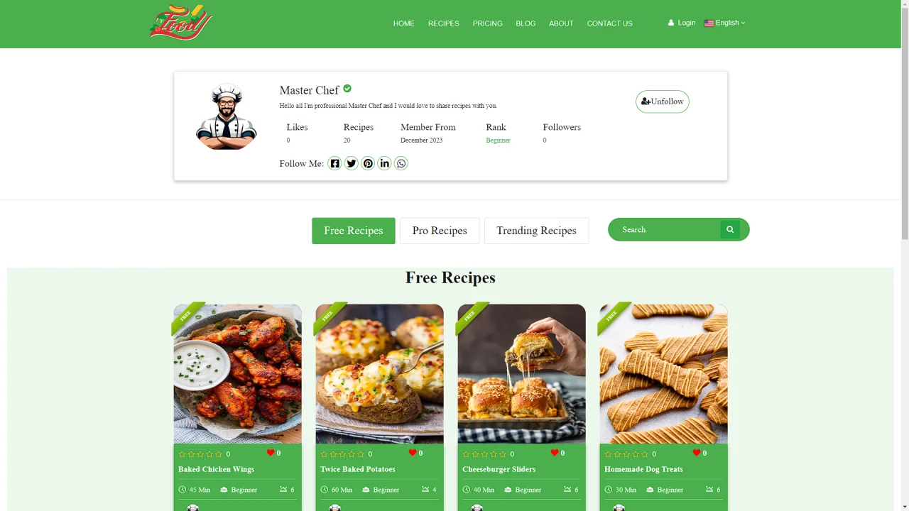 SweetFood - The Ultimate PHP Recipe Platform — screenshot 8
