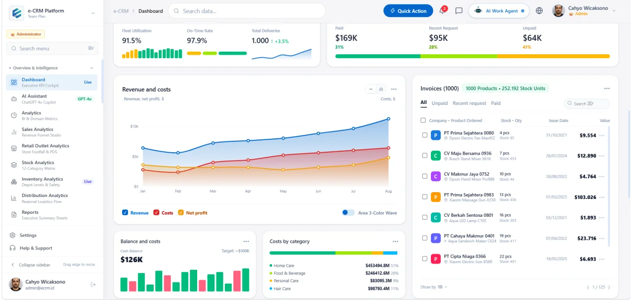 E CRM Platform — screenshot 1