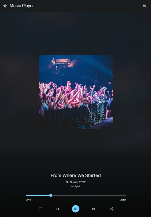 Music Player — screenshot 3