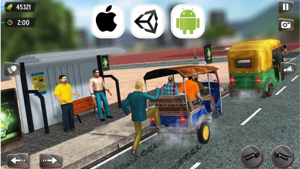 Tuk Tuk Rickshaw: Auto Driving Simulator — screenshot 1