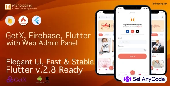 MShopping - #1 Mall Shopping Full Flutter v2.8 App with Admin Panel