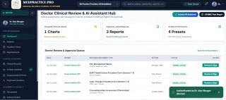 MedCare Pro - Medical Billing & Healthcare Practice Dashboard Template