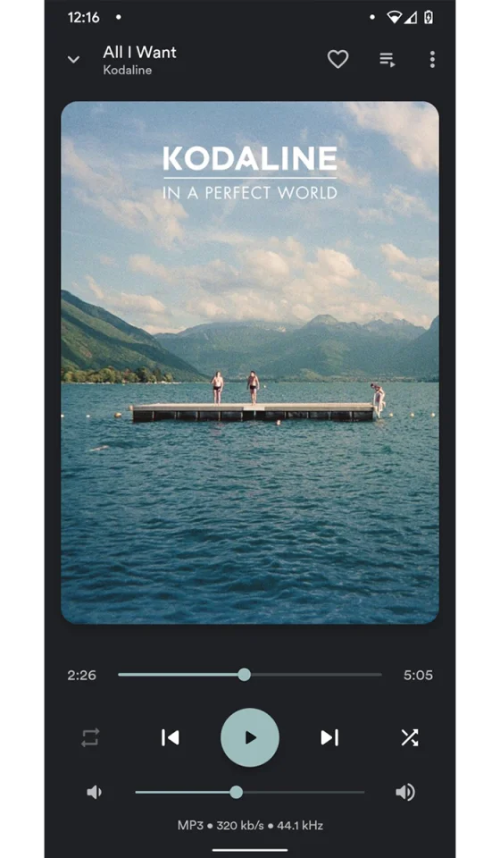 Music Player - Android App Template — screenshot 1