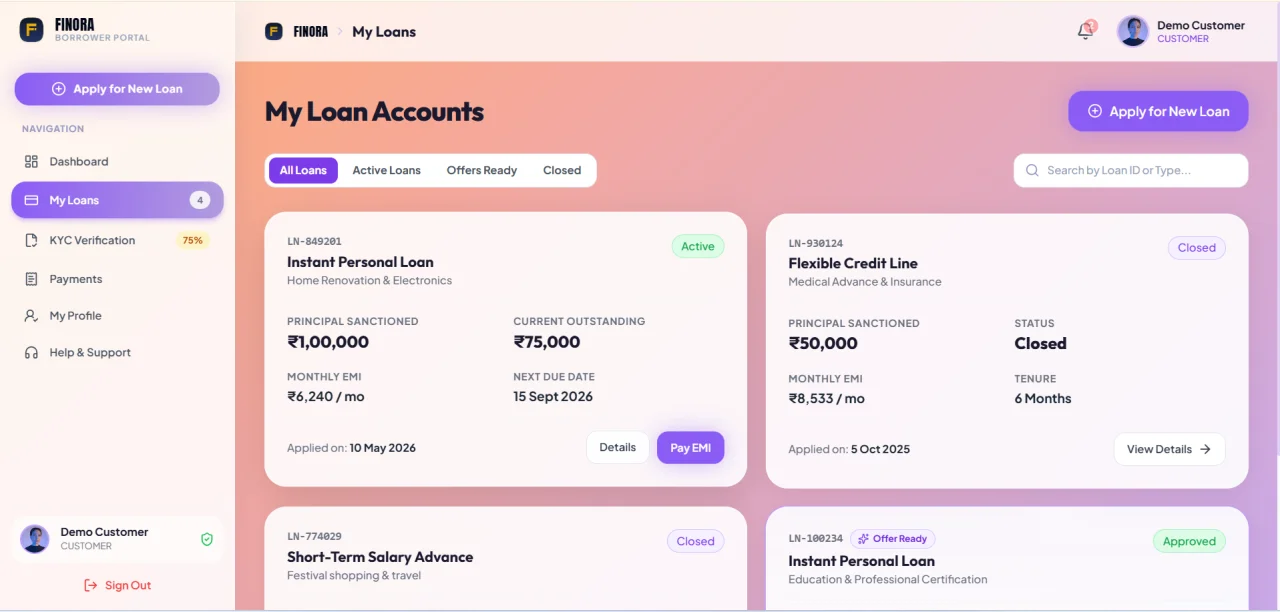 Finora - Complete Loan Management & Digital Lending — screenshot 3