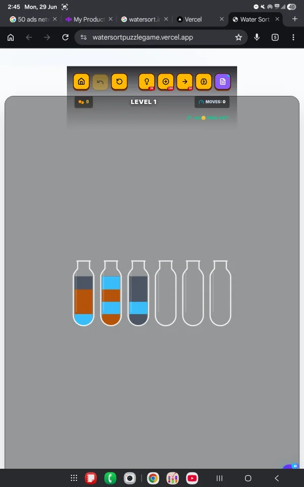 Water Sort Puzzle: Color Game AI — screenshot 3