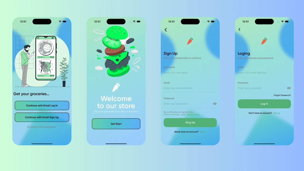 Online Glossary iOS App with Node.js Backend — screenshot 1