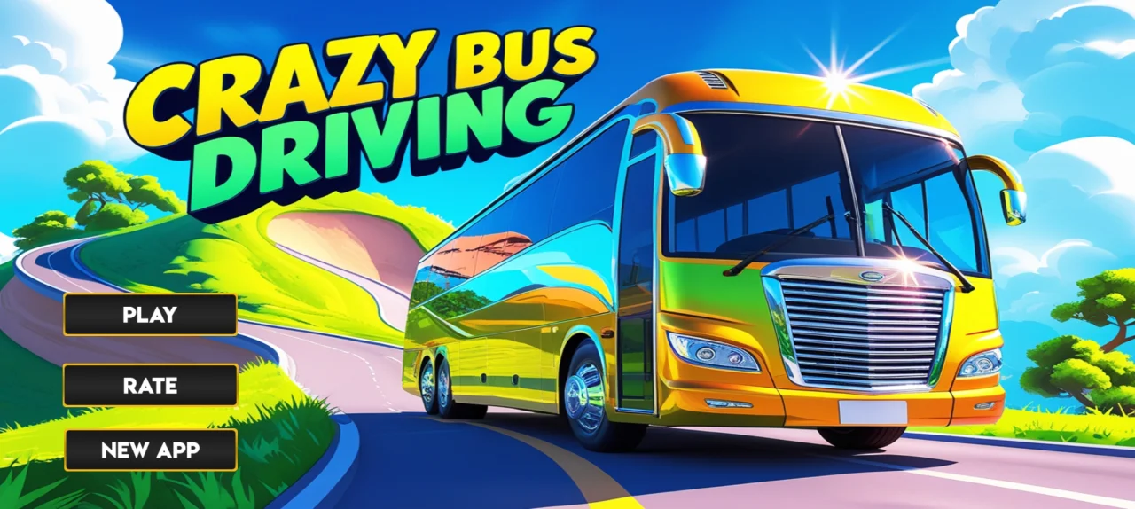 Crazy Bus Driving - Unity Bus Simulator Game — screenshot 1