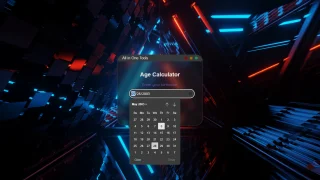 Modern macOS Age Calculator Template