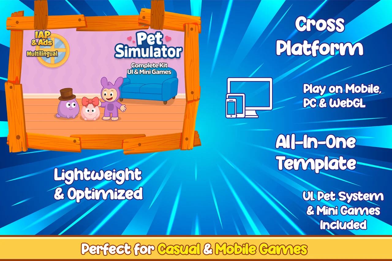 Virtual Pet Game Template - Complete Game — screenshot 3