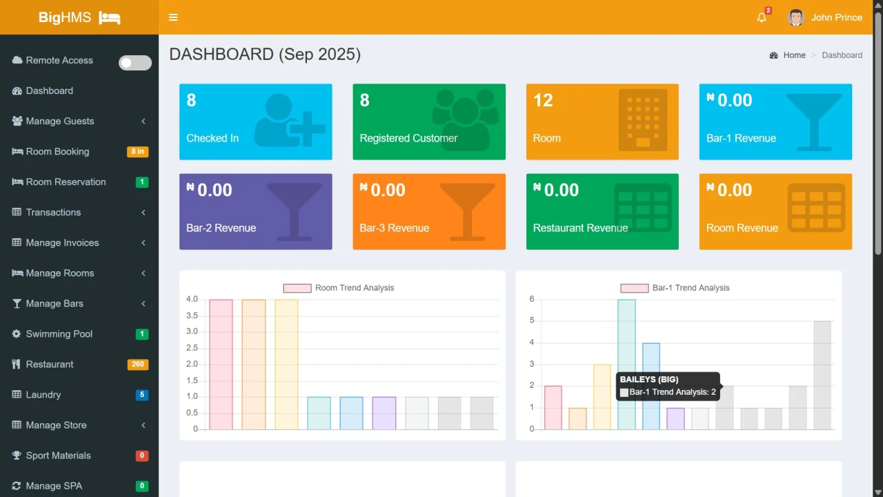 Hotel Management Software with RFID Smart Card Encoding System — screenshot 1