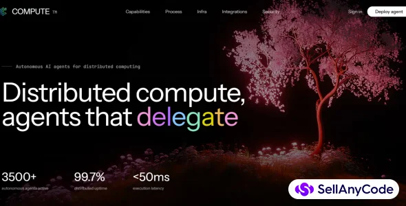 COMPUTE - Premium AI Agent Platform Landing Page