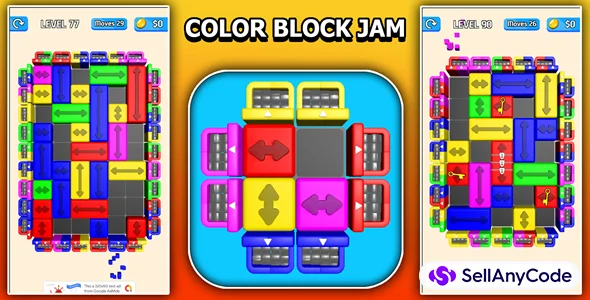 Color Block Jam 3D Puzzle Game Unity