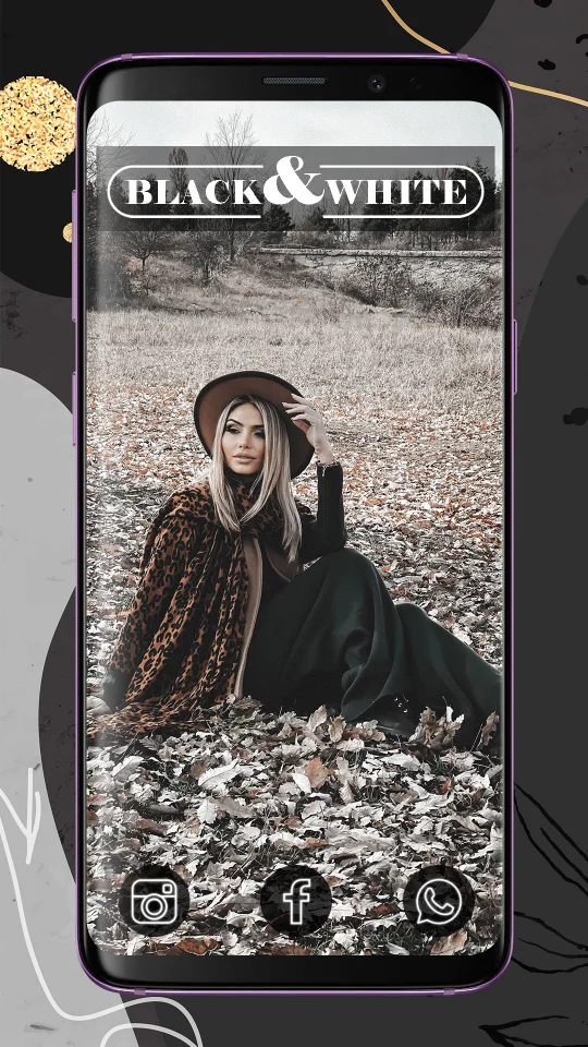 Photo Lab Black White Editor Pro - Black Photo Effects - Photo Editor - Dark Photo Editor - Android AdMob Ads — screenshot 6