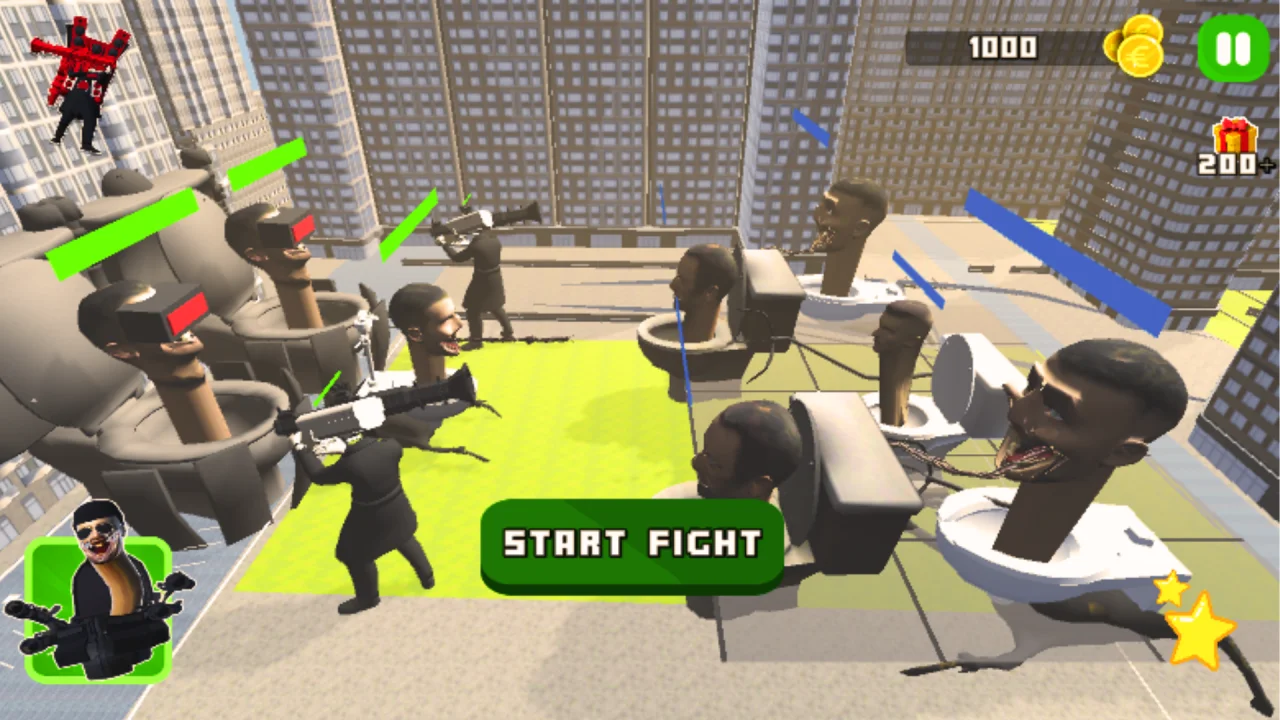 Merge Master Toilet War Fight — screenshot 1