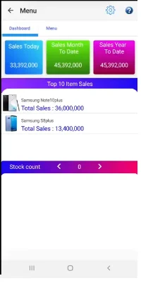 Point of Sales with SQLite and B4A Stand Alone — screenshot 2