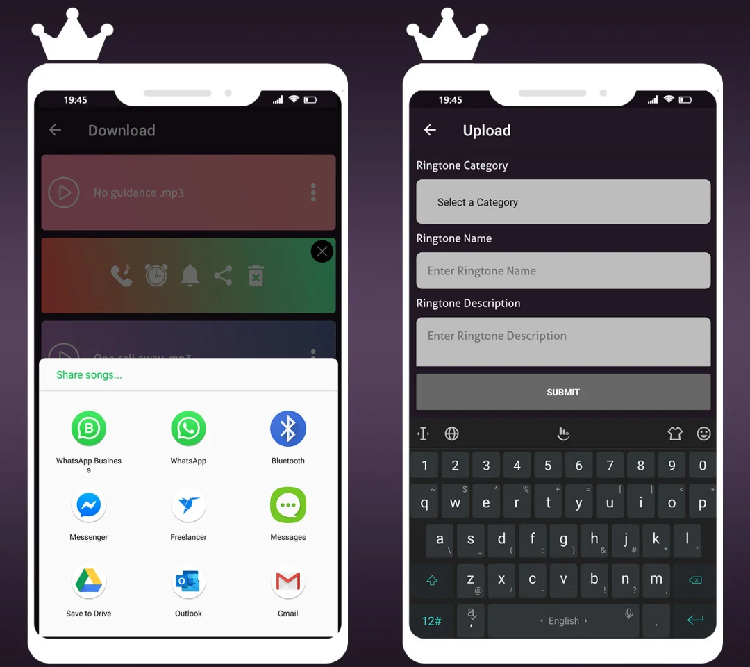 Pro Souds & Ringtones Collection 2021 - AdMob & Facebook Ads & Push Notifications — screenshot 6