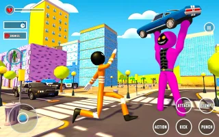 Incredible Monster Hero Stickman City Battle 2021