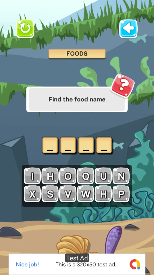 Word Quiz Game (Unity+AdMob+Android+iOS) — screenshot 3