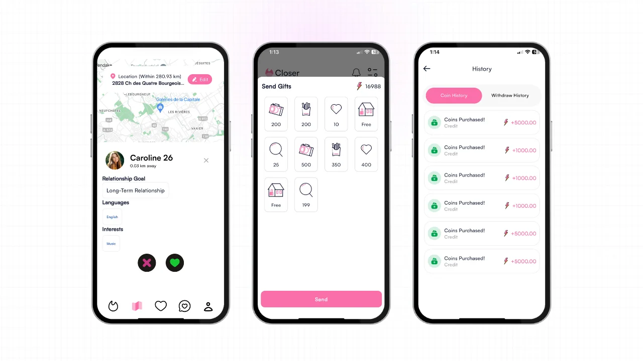 Closer Dating App - Complete Social Dating Mobile App | Online Dating | Match, Chat & Video Dating — screenshot 2