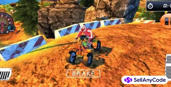 Offroad ATV Quad Bike Mania: Mountain Quad Stunt 64 Bit