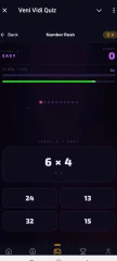 Veni Vidi Quiz - Gamified Quiz App with Admin Panel & Mini Games