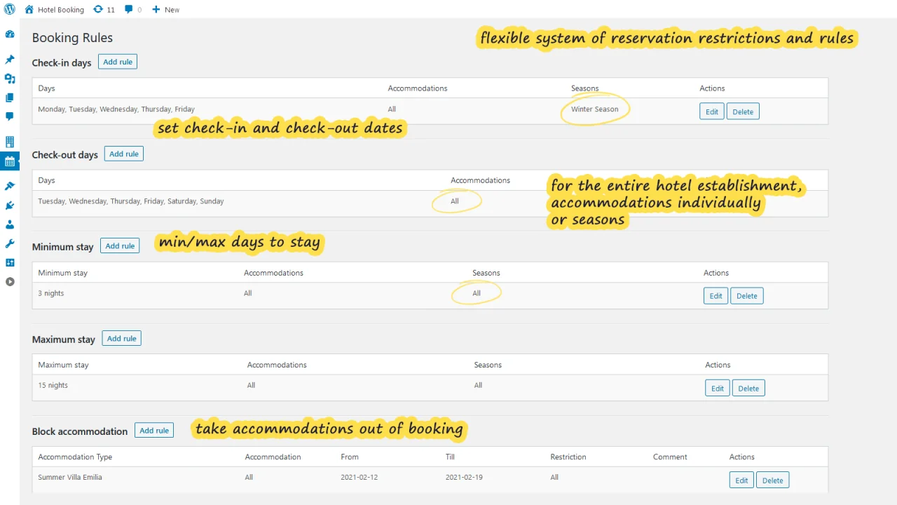 Hotel Booking WordPress Plugin - MotoPress Hotel Booking — screenshot 4
