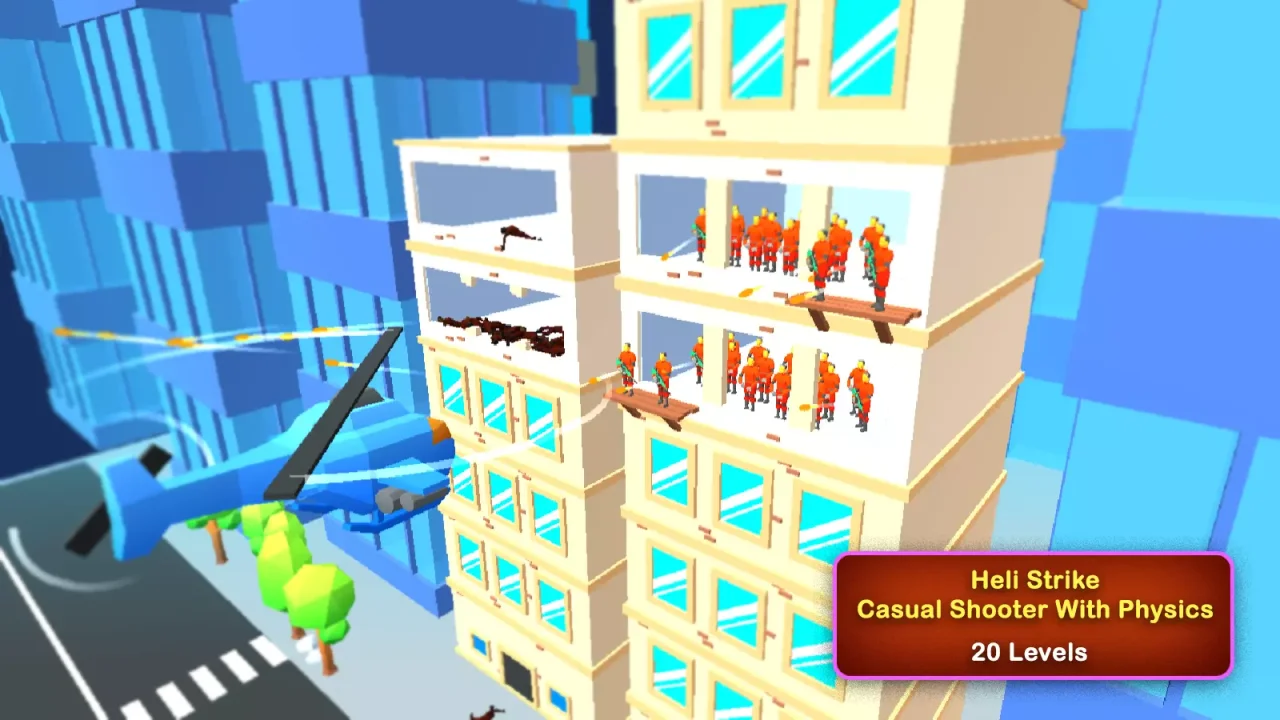 Heli Strike 3D - HyperCasual Template — screenshot 2