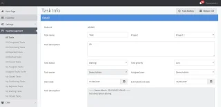 Task Management ASP.NET MVC Source Code - Framework