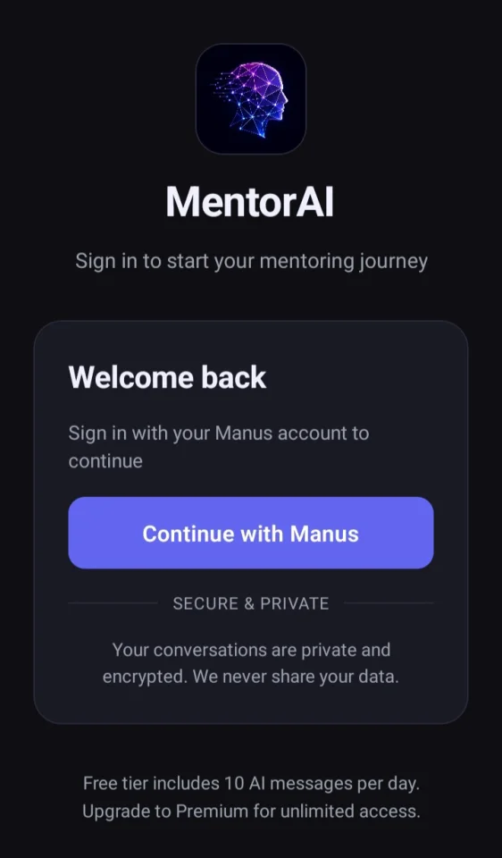 MentorAI — screenshot 1