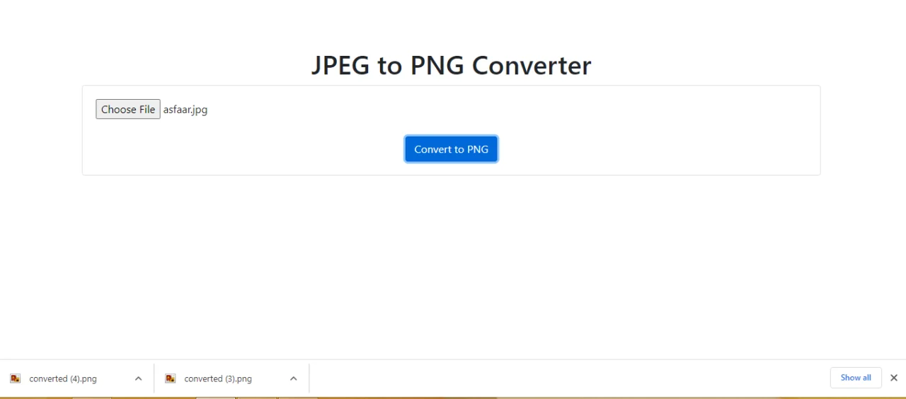 JPEG to PNG Converter (Website) — screenshot 3