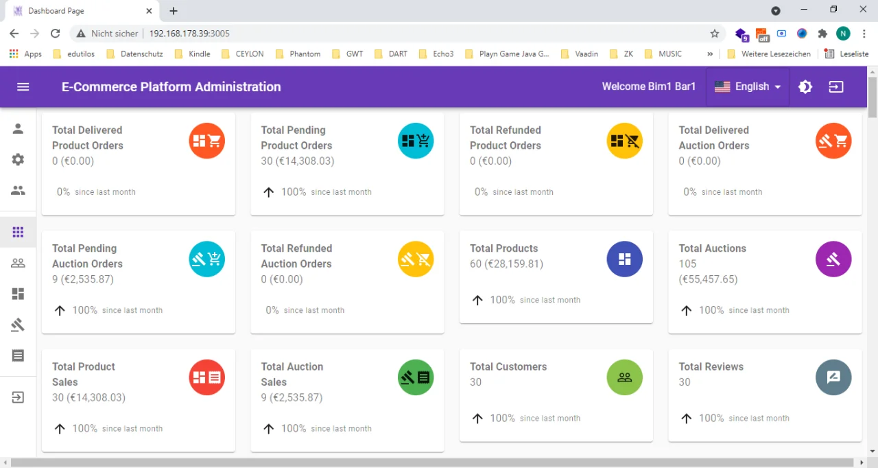 SCS E-Commerce — screenshot 1