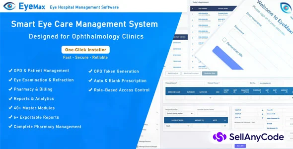 Cloud-Based Hospital Management Software with Billing & Patient Records (PHP MySQL)