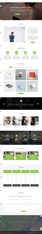Launch Digital Agency HTML Template — screenshot 1