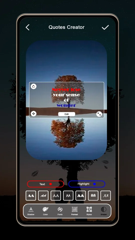 Quote Writer - Quote Maker App for Instagram - Add Text Text on Photo Editor & Photo Text Editor — screenshot 7