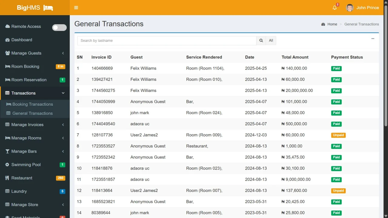 Hotel Management Software with RFID Smart Card Encoding System — screenshot 9