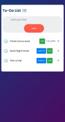 ToDo List App Task Manager with ETA & Edit Feature