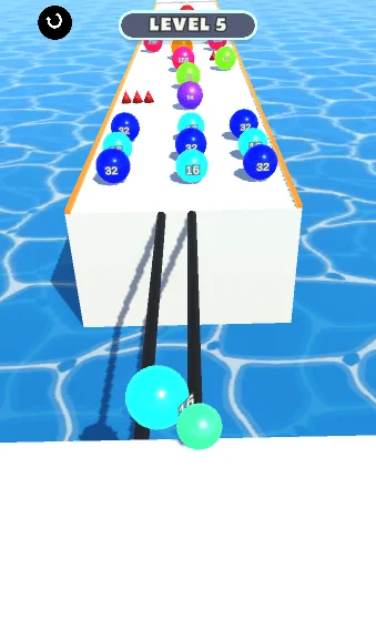 Rainbow Ball Runner 2048 — screenshot 6