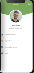 Recipe App UI Template