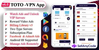 TOTO - VPN | VPN App | Facebook Ads | AdMob Ads | Ads Manage Remotely | VPN | VPN Subscription Plan