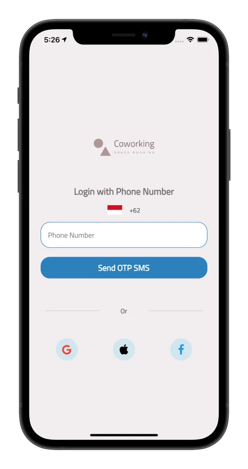 Coworking - Workspace Booking Flutter App with Chat | Web Admin Panel | Google AdMob — screenshot 1
