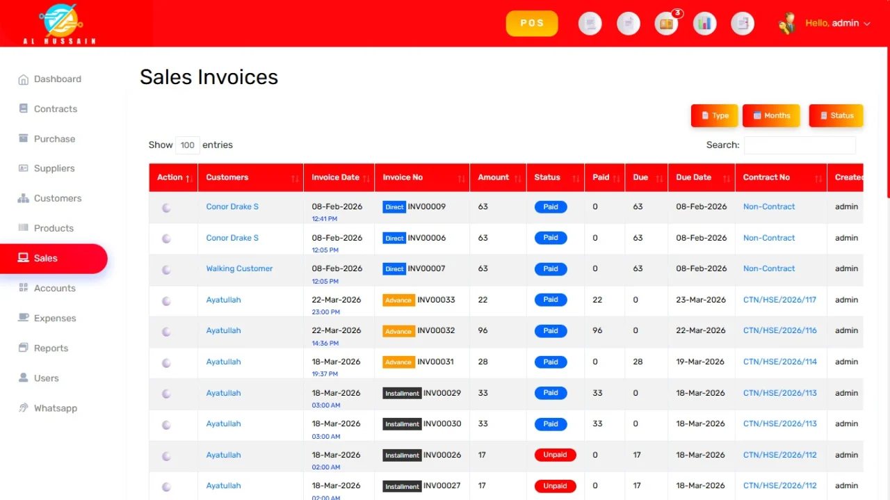 Installments Management Application — screenshot 7