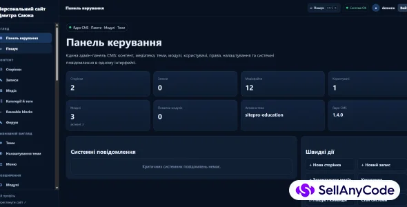 SitePro CMS 1.4.0