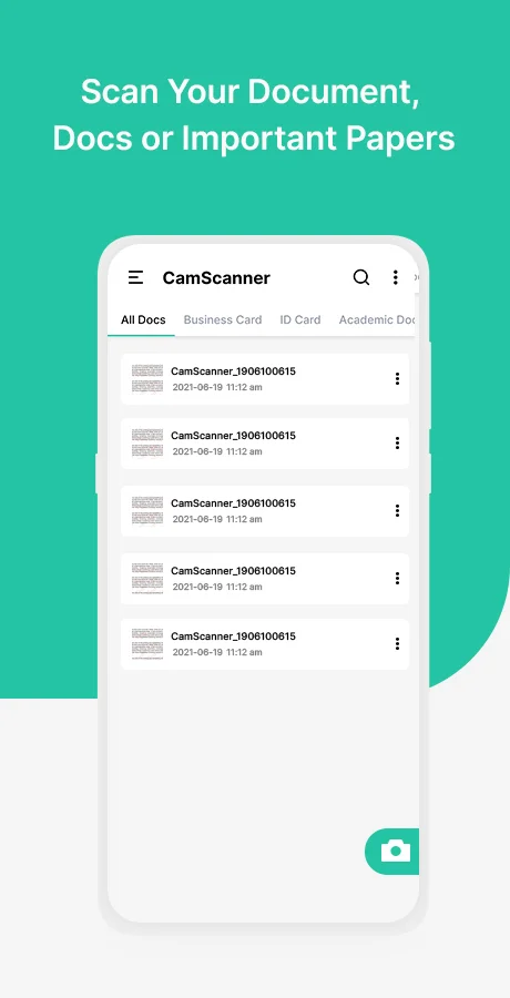 Cam Scanner - Android App with AdMob Ads — screenshot 1