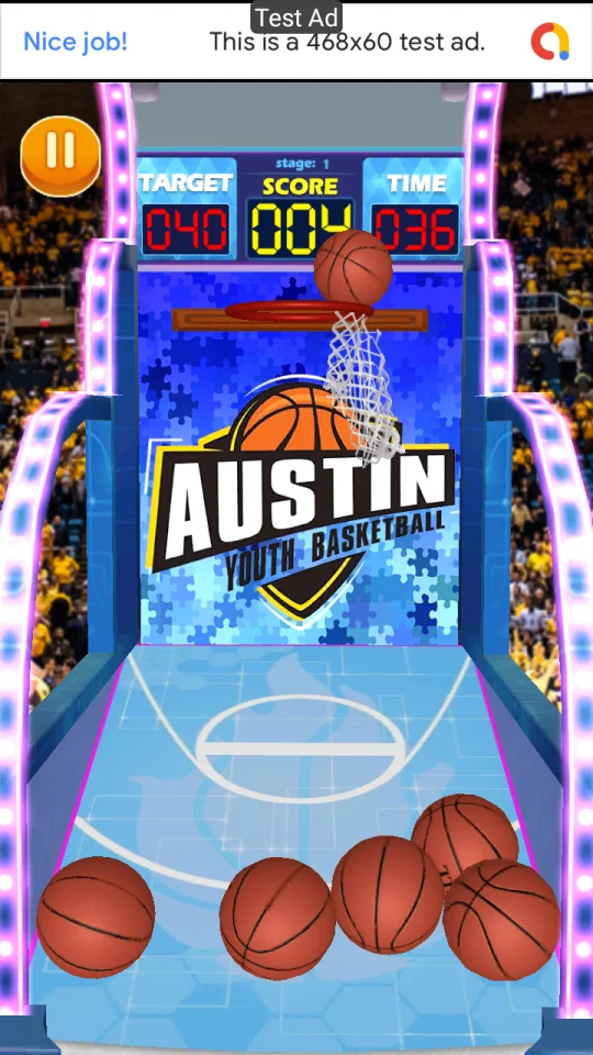 Arcade Basketball Game Source Code — screenshot 5
