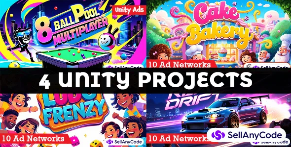 4 Premium Unity Projects