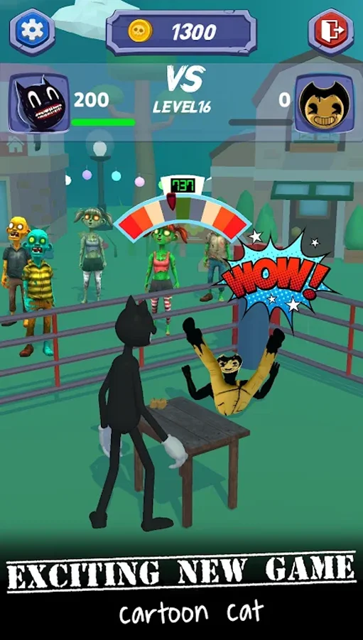 Slap Cartoon Cat Champ — screenshot 2
